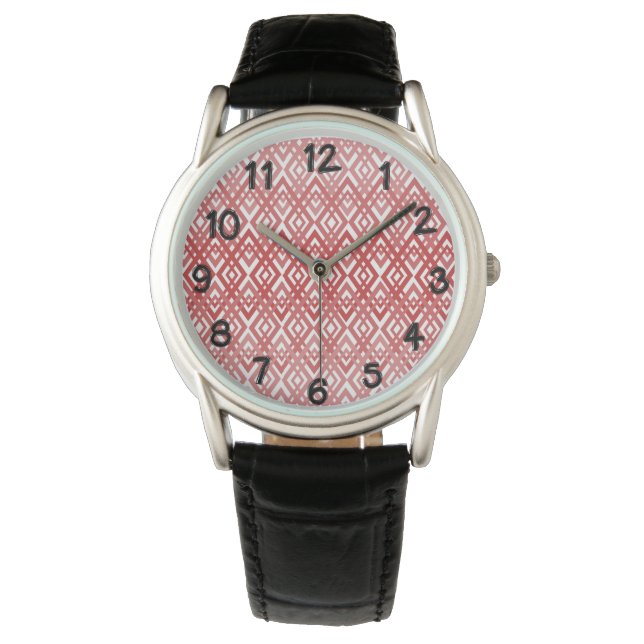 Art Deco Diamonds Horloge (Voorkant)