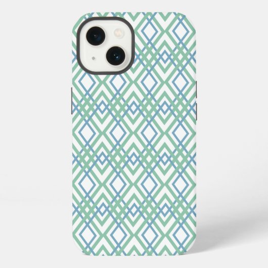 Art Deco Diamonds iPhone Hoesje (Achterkant)