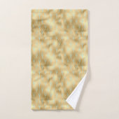 Art Deco Diamonds Patroon 2, Gold & Blauwgroen Bad Handdoek (Handdoek)