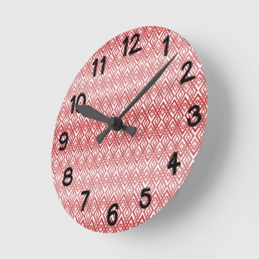 Art Deco Diamonds Ronde Klok (Hoek)