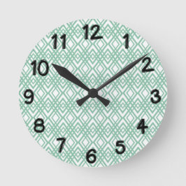 Art Deco Diamonds Ronde Klok