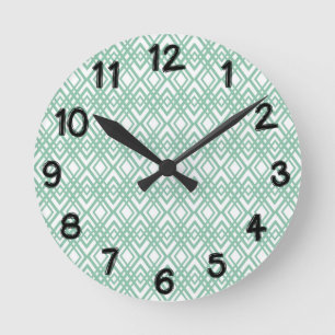 Art Deco Diamonds Ronde Klok