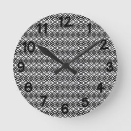 Art Deco Diamonds Ronde Klok