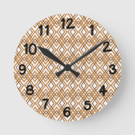 Art Deco Diamonds Ronde Klok