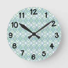 Art Deco Diamonds Ronde Klok