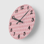 Art Deco Diamonds Ronde Klok (Hoek)