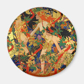  Art Deco, Diana en haar nymphen of de Hunt Magneet (Voorkant)