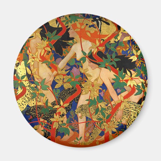  Art Deco, Diana en haar nymphen of de Hunt Magneet (Voorkant)