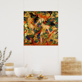  Art Deco, Diana en haar nymphen of de Hunt Poster (Keuken)