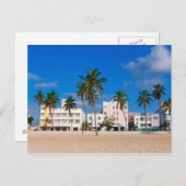 Art Deco District of South Beach Miami Briefkaart (Voorkant / Achterkant)