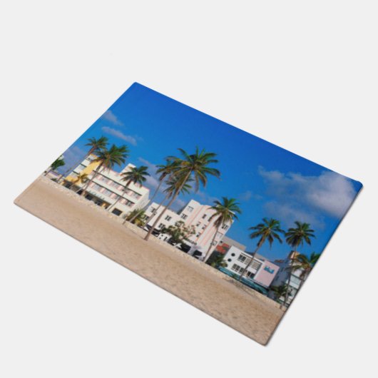 Art Deco District of South Beach Miami Deurmat (Schuin)