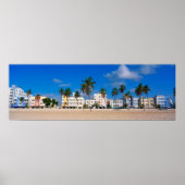 Art Deco District of South Beach Miami Poster (Voorkant)