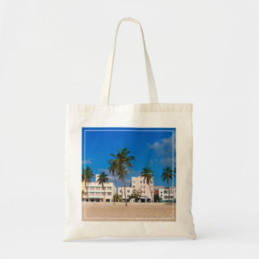 Art Deco District of South Beach Miami Tote Bag (Voorkant)