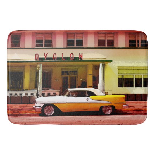 Art Deco District South Beach Miami Badmat (Voorkant)