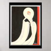 Art Deco Diva Star print Poster (Voorkant)