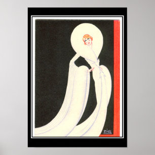 Art Deco Diva Star  print Poster