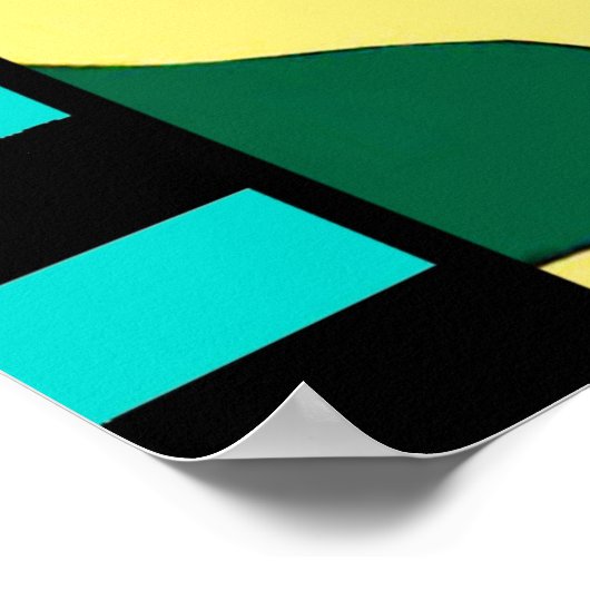 Art Deco Diver (Hoesje van het Sociaal Tijdschrift Poster (Hoek)