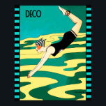 Art Deco Diver (Hoesje van het Sociaal Tijdschrift Poster<br><div class="desc">Als u verkiest om te downloaden, maakt Uw lokale Winkel van de Analyse bordbord posters van uw download in verschillende grootte en in diverse texturen aan een zeer goede prijs. Soms met een korting. Een tip van mijn Amerikaanse vriend. Zie "Digitale afdrukken" online voor het Verenigd Koninkrijk. Dit afbeelding is...</div>