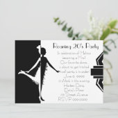 Art Deco Doll Kaart (Staand voorkant)