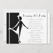 Art Deco Doll met parels Kaart (Voorkant)