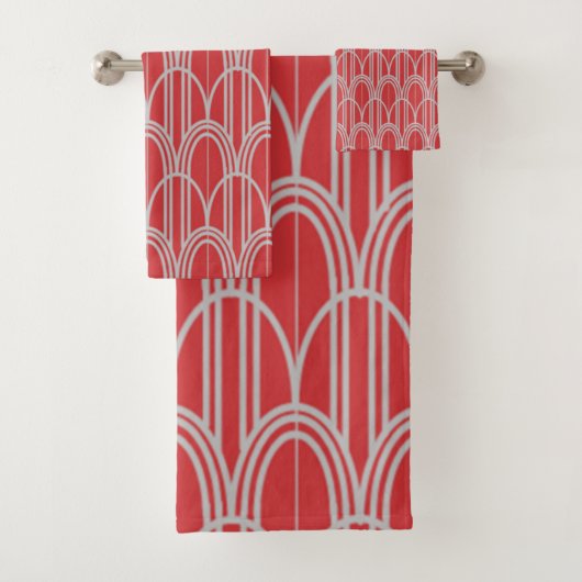 Art Deco Domes Bad Handdoek (Insitu)