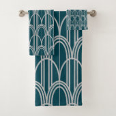 Art Deco Domes Bad Handdoek (Insitu)