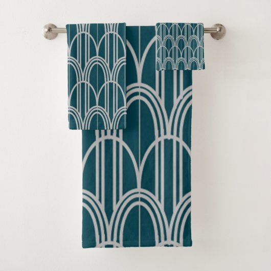 Art Deco Domes Bad Handdoek (Insitu)