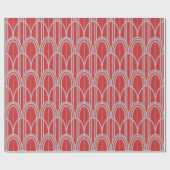 Art Deco Domes Cadeaupapier (Vlak)