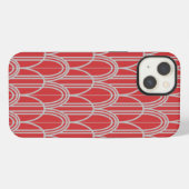 Art Deco Domes iPhone Hoesje (Achterkant horizontaal)