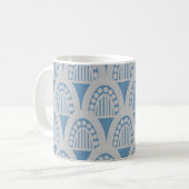 Art Deco Domes Koffiemok (Voorkant links)