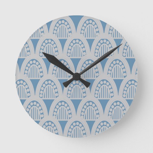 Art Deco Domes Ronde Klok (Voorkant)