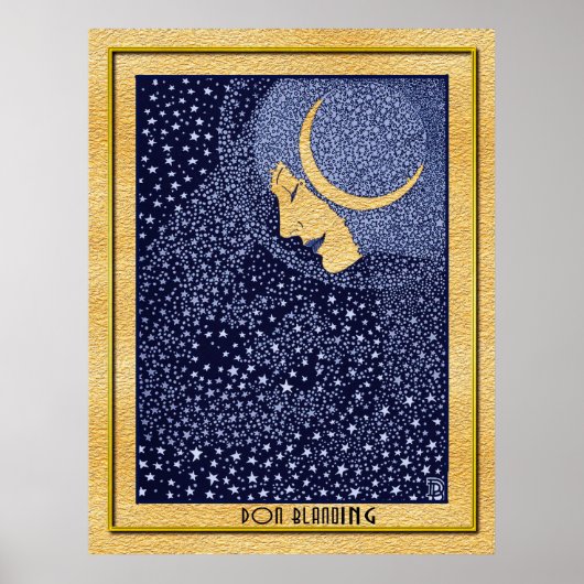 Art Deco Don Blanding Art Poster (Voorkant)