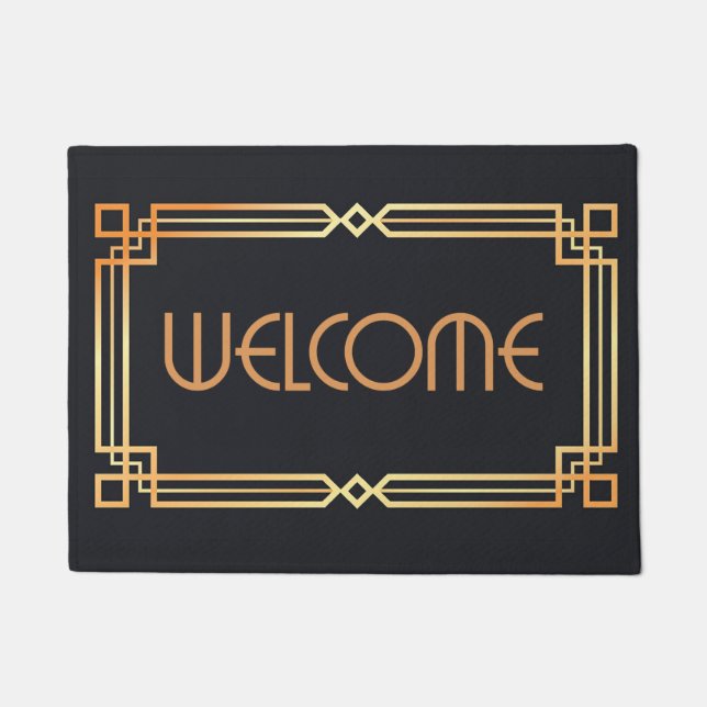 Art Deco Doormat Deurmat (Voorkant)