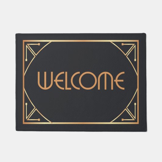 Art Deco Doormat Deurmat (Voorkant)