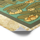 ART DECO Dragonfly Lilypad Wedding Seding Chart Poster (Hoek)