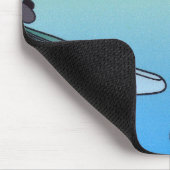 Art Deco Dragonfly Muismat (Hoek)