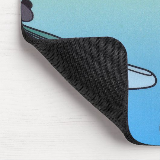 Art Deco Dragonfly Muismat (Hoek)