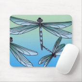 Art Deco Dragonfly Muismat (Met muis)