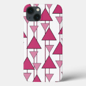 Art Deco-driehoeken Case-Mate iPhone Case (Achterkant)