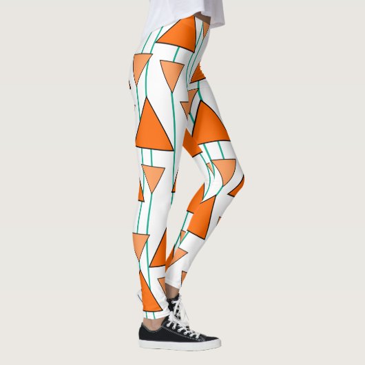 Art Deco-driehoeken Leggings (Rechts)