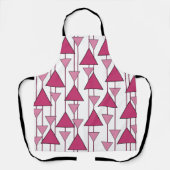 Art Deco-driehoeken Schort (Voorkant)