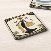 Art Deco drink onderzetter (Linkerzijde)