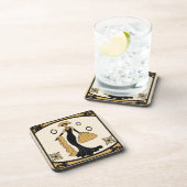 Art Deco drink onderzetter (Rechterzijde)