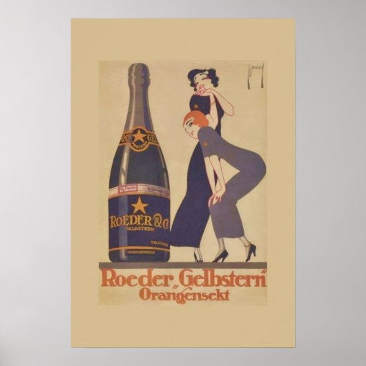 Art Deco Drink Poster (Voorkant)
