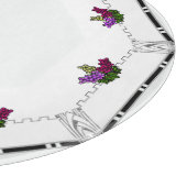 Art Deco Druiven (gepersonaliseerd) Charcuterie Bo Snijplank (Hoek)