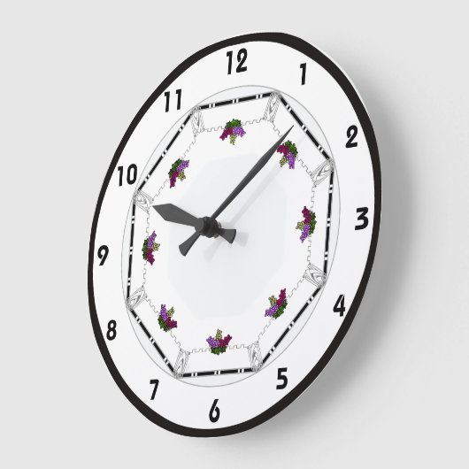 Art Deco-druiven Grote Klok (Hoek)