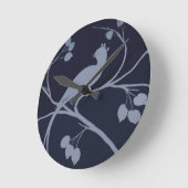 Art Deco Duif Ronde Klok (Hoek)