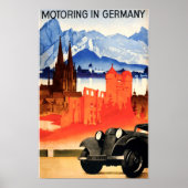 Art Deco Duitsland Poster reistoerisme (Voorkant)