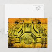 Art Deco Eagle Stone Briefkaart (Voorkant / Achterkant)