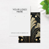 Art Deco Earring Display Kaart (Bureau)